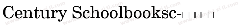 Century Schoolbooksc字体转换